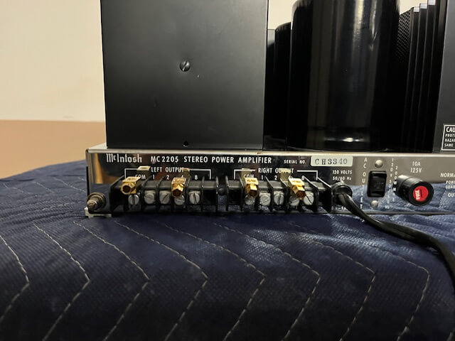 McIntosh MC2205 power amplifier (s/n 3340)