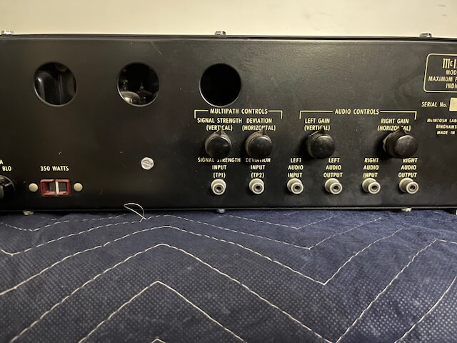 McIntosh MI-3 maximum performace indicator