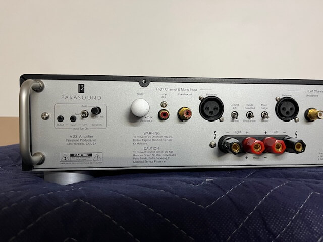 Parasound A23 amplifier